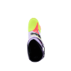 ALPINESTARS Odvetrané motokrosové čižmy Tech 10 Supervented – fialová/žltá fluo/Diva ružová
