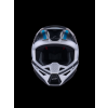 ALPINESTARS Motokrosová prilba S-M3 Heat ECE 22.06 – strieborná/modrá/čierna matná