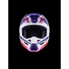 ALPINESTARS Motokrosová prilba S-M3 Heat ECE 22.06 – biela/fialová/ružová lesklá
