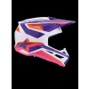 ALPINESTARS Motokrosová prilba S-M3 Heat ECE 22.06 – biela/fialová/ružová lesklá