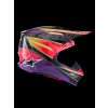 ALPINESTARS Motokrosová prilba Supertech M10 Era ECE 22.06 – ružová/fialová/žltá fluo lesklá