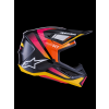 ALPINESTARS Motokrosová prilba S-M7 Rise ECE 22.06 – čierna/žltá/ružová lesklá