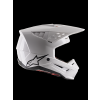 ALPINESTARS Motokrosová prilba S-M5 Solid ECE 22.06 – biela lesklá