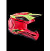 ALPINESTARS Motokrosová prilba S-M3 Fray ECE 22.06 – červená/žltá fluo/čierna lesklá