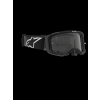 ALPINESTARS Motokrosové okuliare Vision 8 Corp – čierna, číre sklo – ONE SIZE