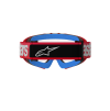 ALPINESTARS Detské motokrosové okuliare Vision Youth Blaze – červená, číre sklo – ONE SIZE