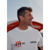 DIVERSE tričko DEXT X MARC COMA – lomená biela – fotografia 6
