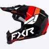 FXR motokrosová prilba Clutch MX 2027 – červená / oranžová