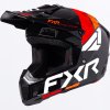 FXR motokrosová prilba Clutch MX 2027 – červená / oranžová
