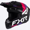 FXR motokrosová prilba Clutch MX 2027 – Razz / Lavender