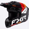 FXR detská motokrosová prilba Clutch MX 2027 – červená / oranžová