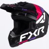 FXR detská motokrosová prilba Clutch MX 2027 – Razz / Lavender