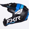 FXR detská motokrosová prilba Clutch MX 2027 – modrá / tyrkysová
