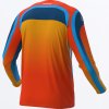 FXR motokrosový dres Podium Swerve 2027 – Slate / Sky / Nuke