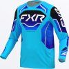 FXR motokrosový dres Podium Relay 2027 – Sky / modrá / čierna