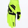FXR detské motokrosové rukavice Reflex 2027 – HiVis / čierna