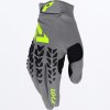 FXR motokrosové rukavice Reflex Dual 2027 – sivá / HiVis