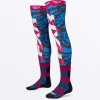 FXR moto ponožky Riding Sock 2027 – modrá / čierna / Razz