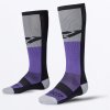 FXR moto ponožky Moto Sock 2027 – fialová / čierna / sivá – ONE SIZE